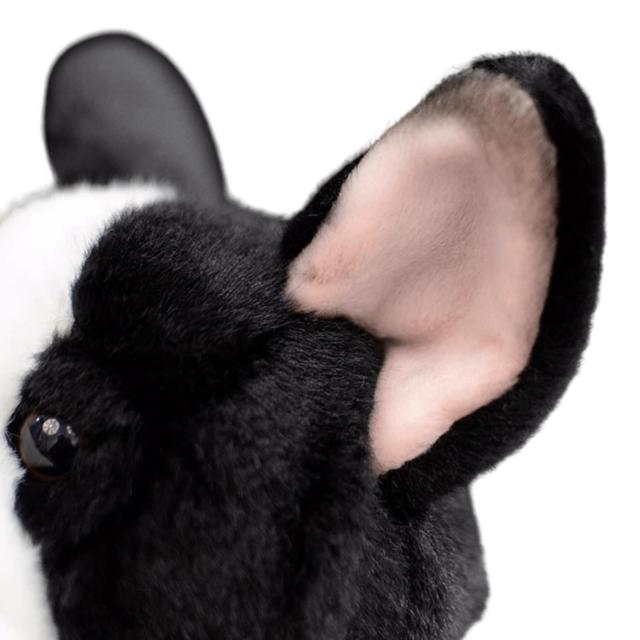 lilizzhoumax ブルドッグぬいぐるみ リアルな犬のぬいぐるみ スーパー