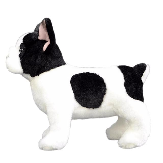 lilizzhoumax ブルドッグぬいぐるみ リアルな犬のぬいぐるみ スーパー
