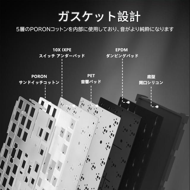 【新登場】 M87 メカニカルキーボード？文字側の刻印スタイルサイドプリントキーキャップ 高級カスタマイズの軸体 PBTグラデーションキー_7