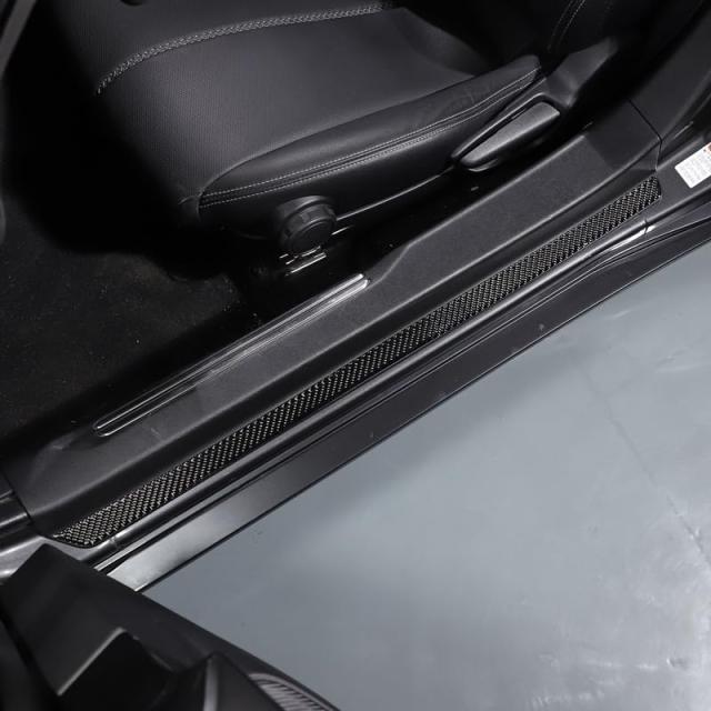 Hcilloend 新型 マツダ ロードスター RF ND系 2016〜2024に適用 外サイドステップガード サイドモール サイドステップ スカッフプレート_3