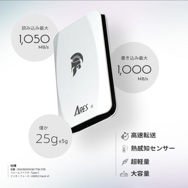 DATO(ダト) 外付け SSD 2TB アーリス トーチ 超軽量 【ポータブル PS5/PS4 対応】USB 3.2 Gen 2x1 Type C 外部ソリッドステートドライブ_1