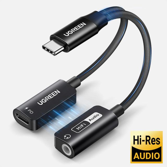 UGREEN USB-C to 3.5mm オーディオ変換アダプター タイプC イヤホン  