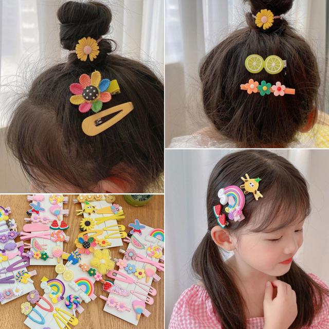 【大きいりんご♪】ベビーヘアクリップ　キッズヘアクリップ　ヘアピン Baby Deer Clips ベビー キッズ 赤ちゃん ヘアピン ヘアクリップ