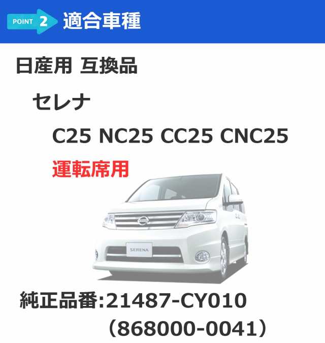 電動ファンモーター ラジエターファンモーター 日産 セレナ C25 NC25 CC25 CNC25 互換品  (純正品番:21487-CY010)の通販はau PAY マーケット - なんでん屋 au PAY マーケット店 | au PAY  マーケット－通販サイト