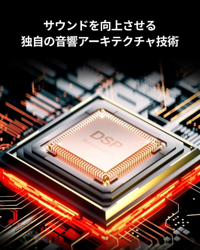 ULTIMEA サウンドバー 5.1ch スピーカー サラウンド 320W 大出力 APP制御 ホームシアター ワイヤレスサブウーファー/サラウンドスピーカ