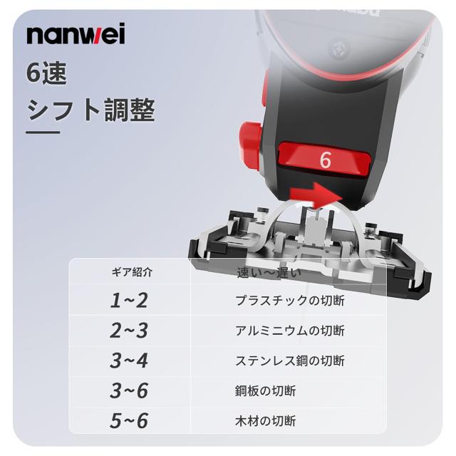 NANWEI 12V 小型ジグソー ジグソー充電式 ジグソー電動 電動のこぎり コードレス 高速細断 集塵 多機能 木工 DIY 切断 軽量 6段変速 12V_2