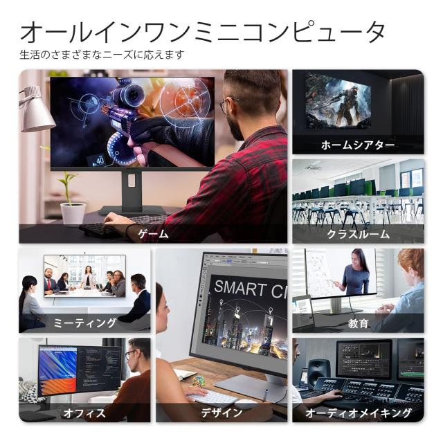 ミニPC Ryzen 5 TRIGKEY Speed S5 Pro R5-5560U(6コア12スレッド, 最大4.0 GHz) 高性能小型PC 16G DDR4 500G M.2 NVME SSD, WIFI 6, DP+Hの通販は