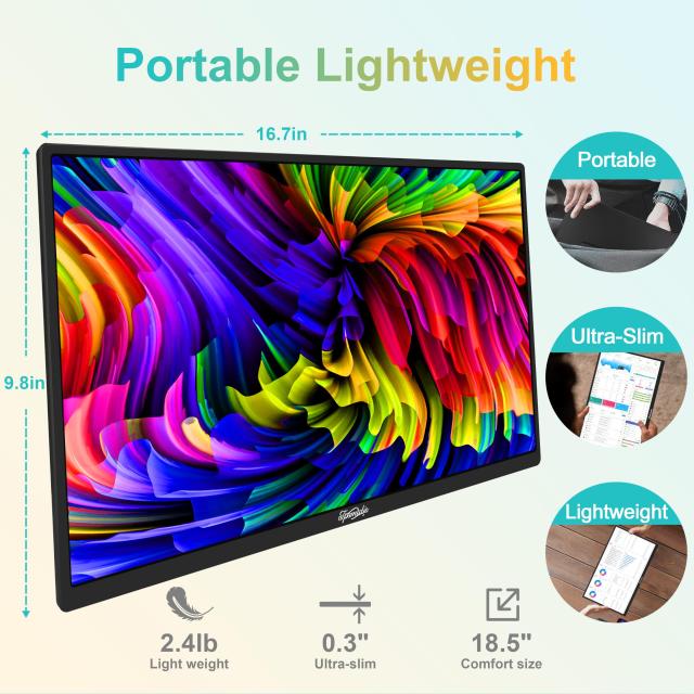 モバイルモニター ゲーミングモニター 18.5インチ 120Hz 　EVICIV SALE／EVICIV 18.5インチ モバイルモニター 120Hz フルHD ゲーミング