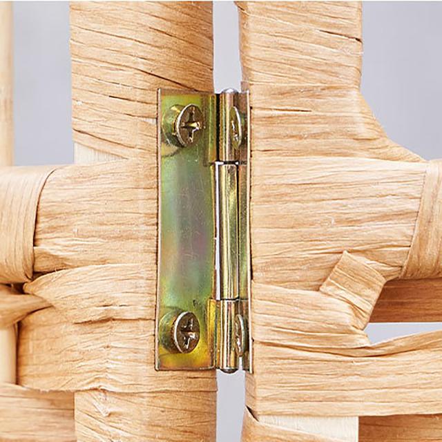 Fuyutu パーテーション 間仕切り 衝立 4連 高さ180cm ナチュラル