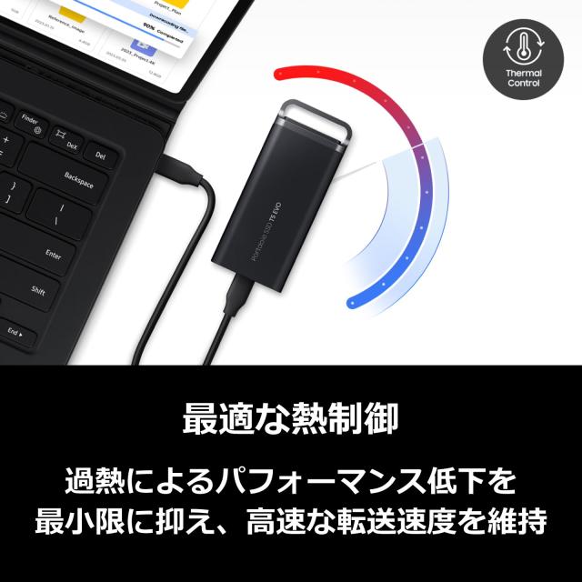 Samsung T5 EVO 4TB 外付けSSD USB 3.2 Gen 1 MU-PH4T0S-IT/EC 国内正規保証品_4