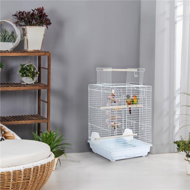 Yaheetech 鳥かご 中型 バードケージ セキセイインコ用 天窓 餌入れ Amazon | Yaheetech 鳥かご 中型 バードケージ セキセイインコ用