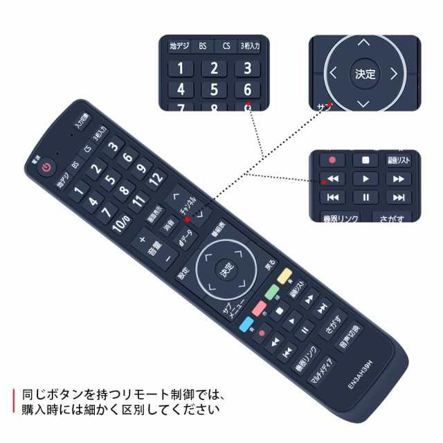 AVTVA テレビ代用リモコン ITS FOR EN3AH39H HISENSE 液晶テレビ用リモコン 設定不要 触れ心地よし 鋭敏な反応  43F60E 50F60E 55F60E対応の通販はau PAY マーケット - アブソリュート au PAY マーケット店 | au PAY  マーケット－通販サイト