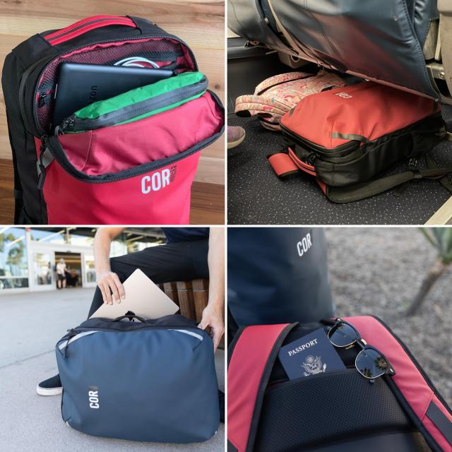 COR サーフ トラベル バックパック Amazon.com: COR Surf Carry On Travel Backpack | NOW with