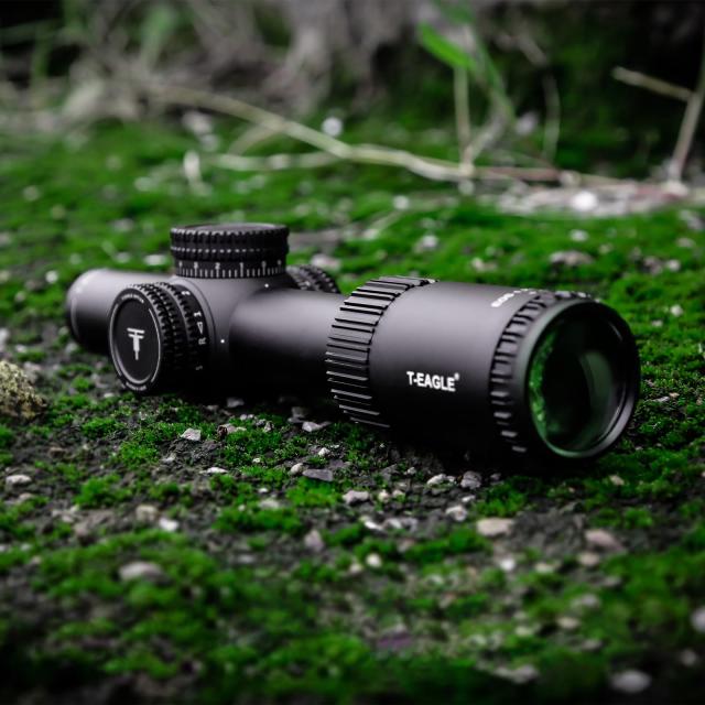 T-EAGLE1.2-6X24IRライフルスコープ ショートスコープ 可変倍率スコープ ワンピースマウント付(BK)_4