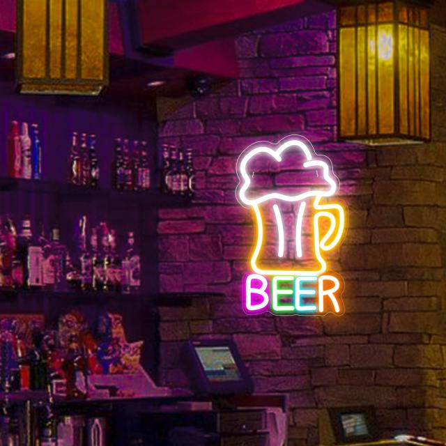 IMEGINAビールネオンサイン beerネオンライト 店舗看板 インテリア