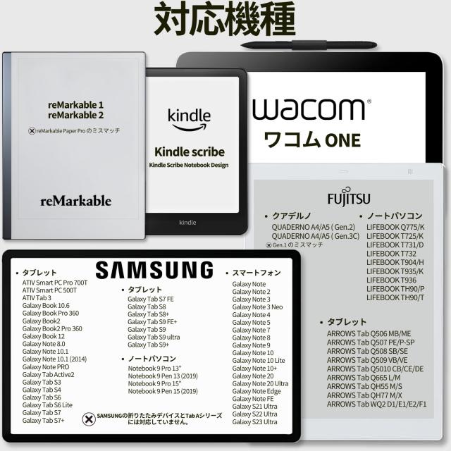 互換ペン King Write MR05 緑 Galaxy Note | 富士通 Quaderno