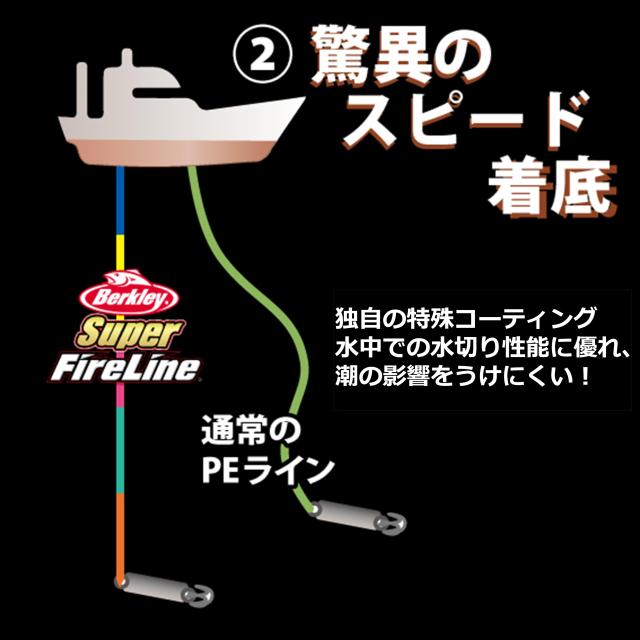 Berkley (バークレー) スーパーファイヤーライン 1.2号/20lb 1200m グリーン PEライン/スーパーライン/ジギング スロージギング_1