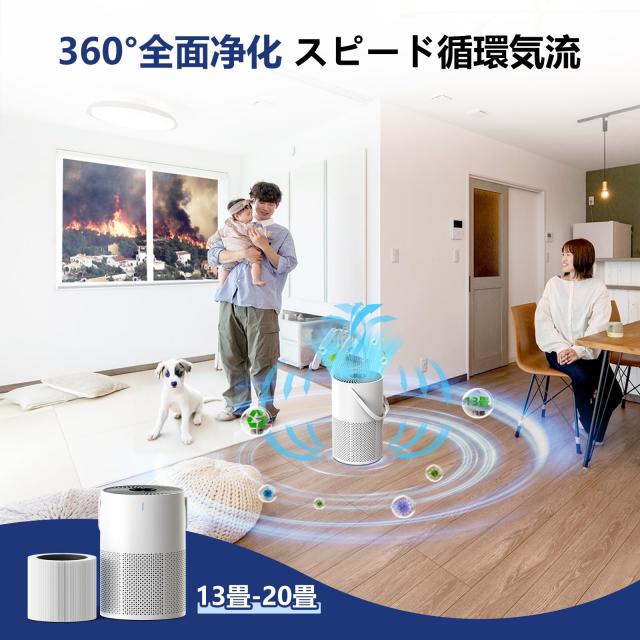 大幅値下げ☆空気清浄機 小型 【2025革新強化版】13畳 花粉 静音 集じん Amazon.co.jp: COBLOB 空気清浄機 小型 「2025革新強化版・6畳