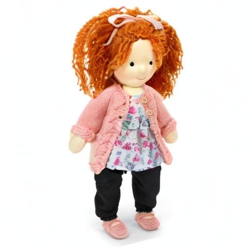 BlissfulPixie ウォルドルフ人形 手作り人形 Waldorf Doll - Elsee 30cm 柔らかい 女の子 かわいい ぬいぐるみ 子供たちに最適な人形