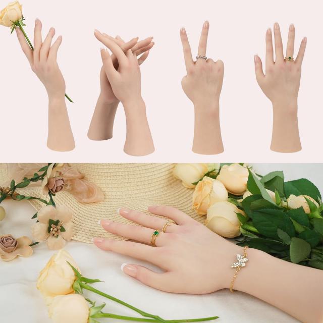 KUMIHO ハンドモデル 手模型 シリコン手 女性の手 超リアル デッサン手