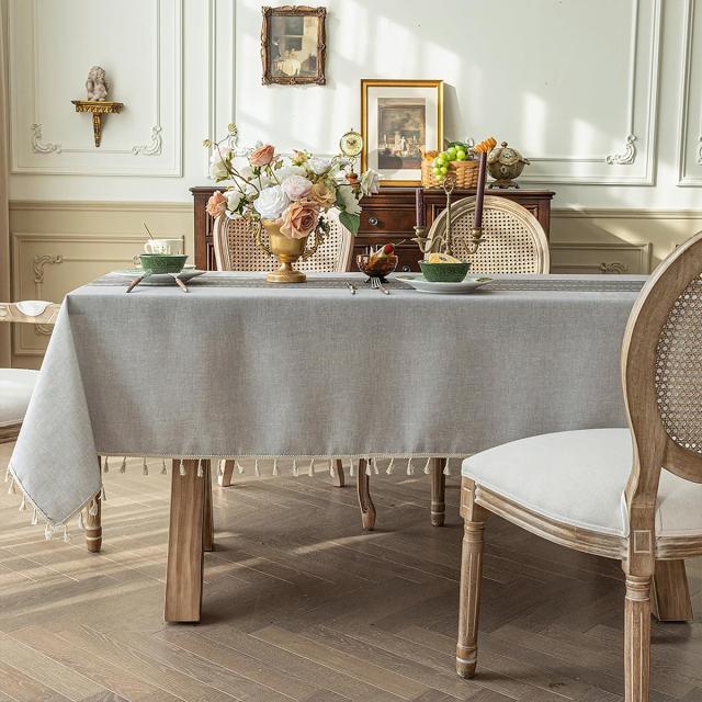 SXYITEテーブルクロス 撥水 北欧 table cloth 長方形 無地 防水 防油