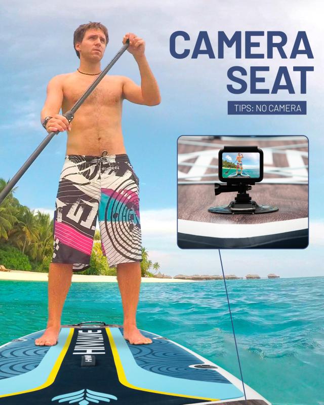 Hiwave Inflatable Stand Up Paddle Board with SUP Accessories, Anti