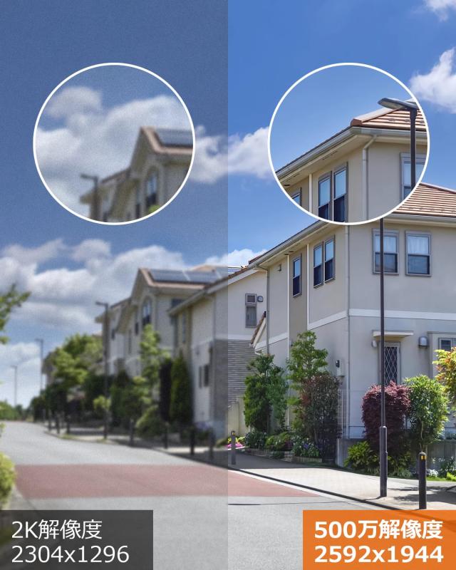 高速デジタル500万超高画素・防犯ライト付き・完全無線」ANRAN