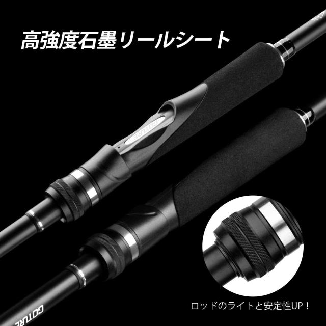 Goture スピニングロッド Aerglo-N/962MS/M/Fuji製ガイド 2.86M ショアジギング 9ft 釣り竿 釣竿 カーボン 投げ竿 超軽量 携帯型 エギン