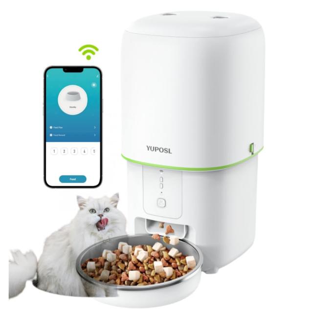 WIFI自動給餌器 ペット餌やり器 猫犬自動餌やり機 手動給餌