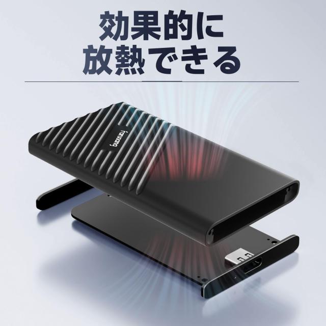 fanxiang 外付け SSD 2tb【PS4/PS5動作確認済】usb-a usb-c【最大読込