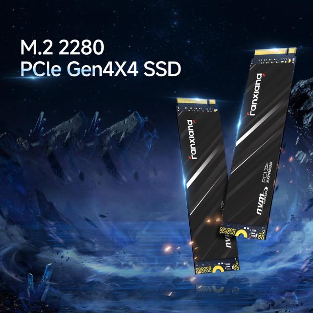fanxiang SSD 2TB M.2 Type2280 【PS5動作確認済み】 PCIe Gen 4.0×4 NVMe 1.4 最大読込5,200MB/s 3D NAND QLC搭載 m.2 ssd HMB採用 SLC_2