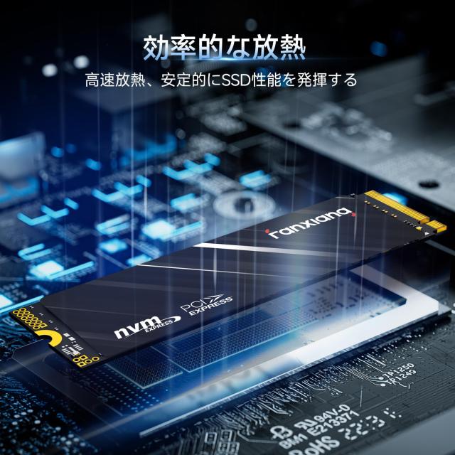 fanxiang SSD 2TB M.2 Type2280 【PS5動作確認済み】 PCIe Gen 4.0×4