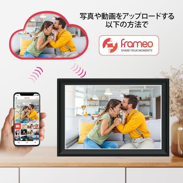 64GB FRAMEO デジタルフォトフレーム WiFi 11インチ1920x1280解像度 2K