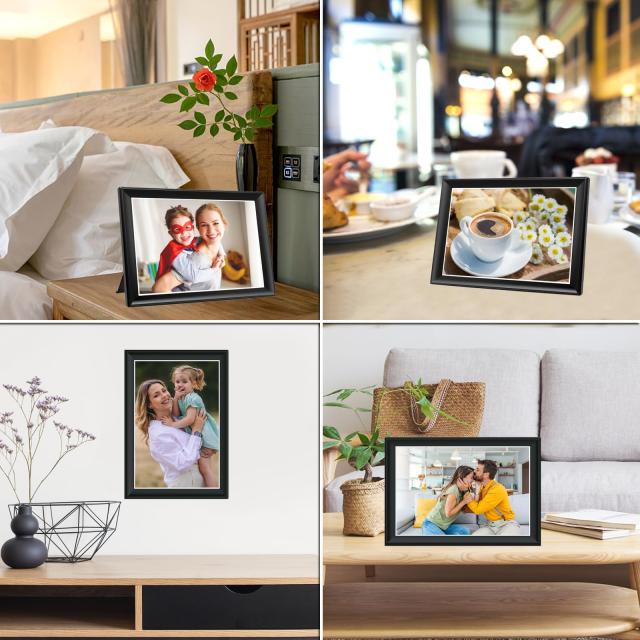 64GB FRAMEO デジタルフォトフレーム WiFi 11インチ1920x1280解像度 2K液晶タッチスクリーン、自動回転、サポートSDカード＆USBドライブ_8