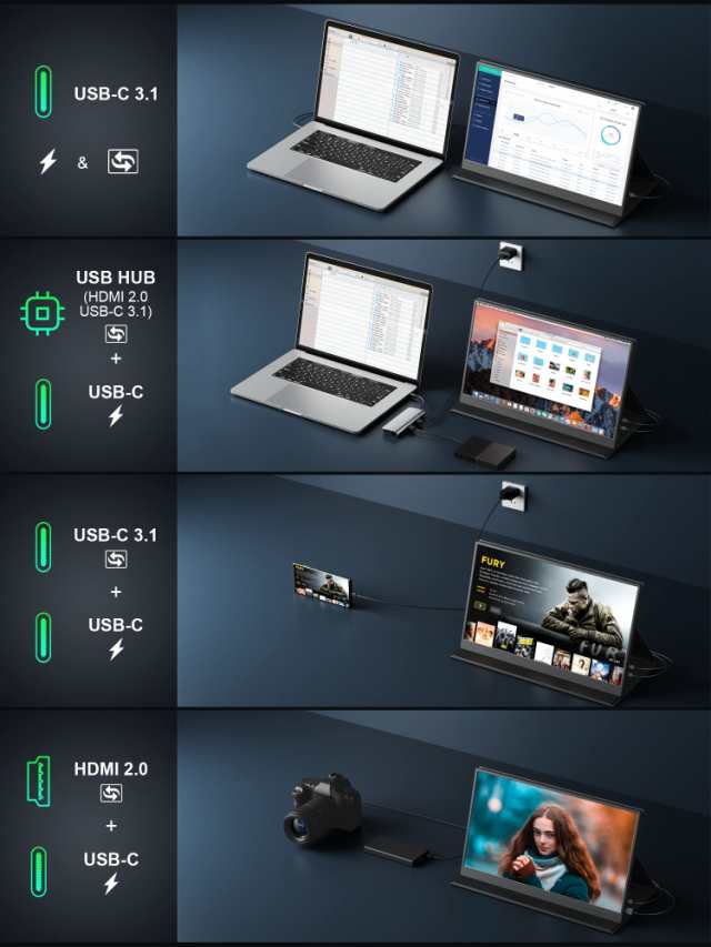 MAGICRAVEN モバイルモニター 17.3インチ 4K 3840*2160-100%sRGB