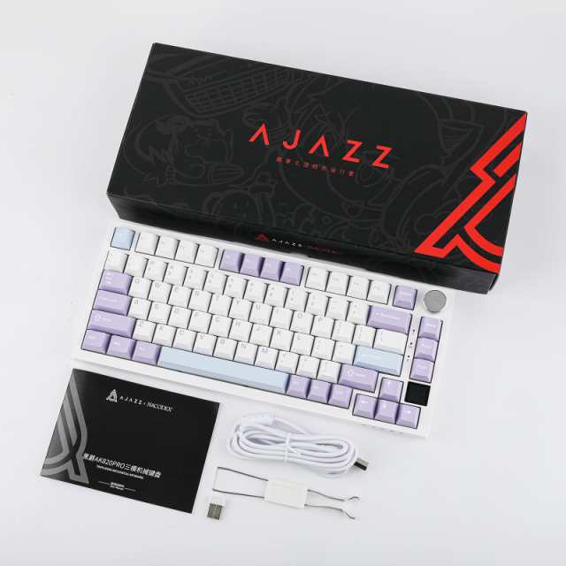 EPOMAKER Ajazz AK820 Pro ゲーミングキーボード 75%ガスケット搭載メカニカルキーボード TFTスクリーン  3モード(Bluetooth 5.1/2.4Gワイの通販はau PAY マーケット - KRM au PAY マーケット店 | au PAY  マーケット－通販サイト