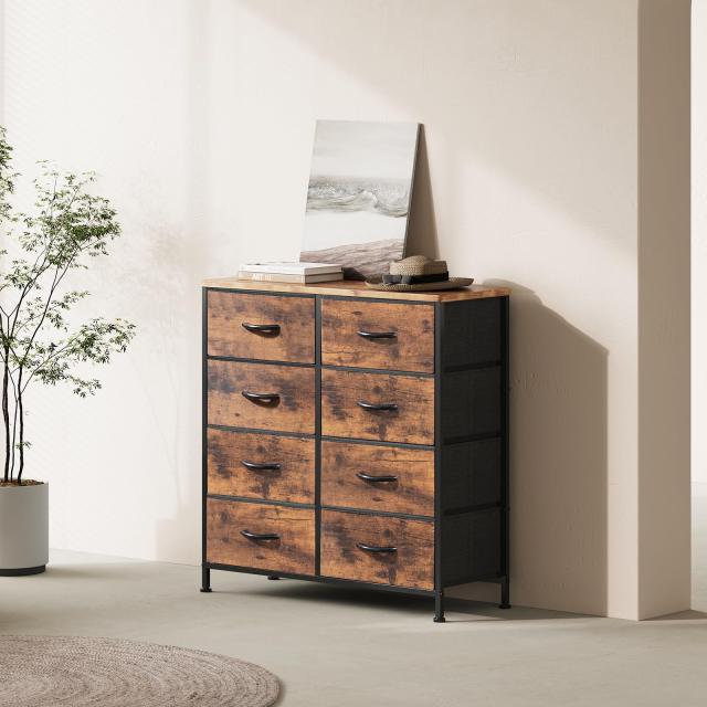 YeTom タンス チェスト 4段 洋服収納 箪笥 cabinet for clothes 衣裝ケース 引き出し おしゃれ たんす 衣類チェスト 洋服タンス ファブリ_1
