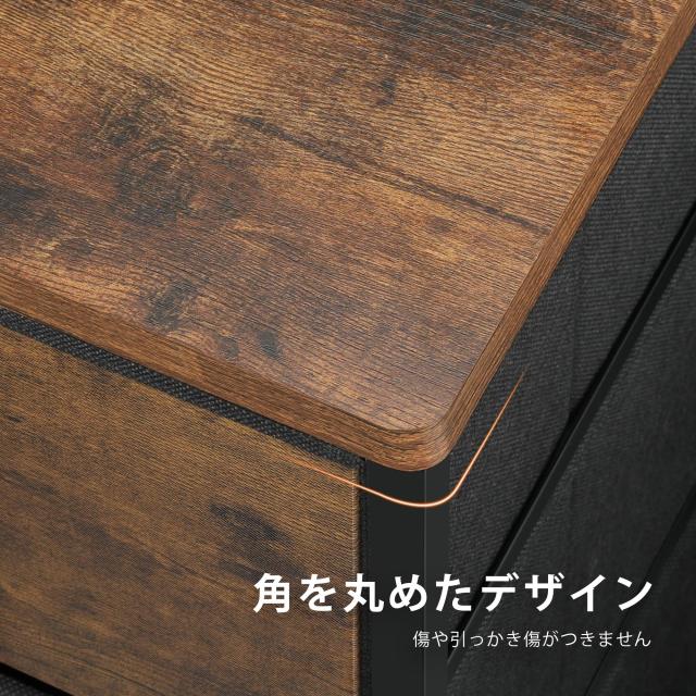 YeTom タンス チェスト 4段 洋服収納 箪笥 cabinet for clothes 衣裝ケース 引き出し おしゃれ たんす 衣類チェスト 洋服タンス ファブリ_6