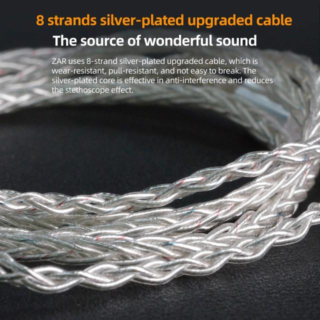 KZハイエンドイヤホン】Yinyoo KZ ZAR KZ イヤホン ハイブリッド型(7BA