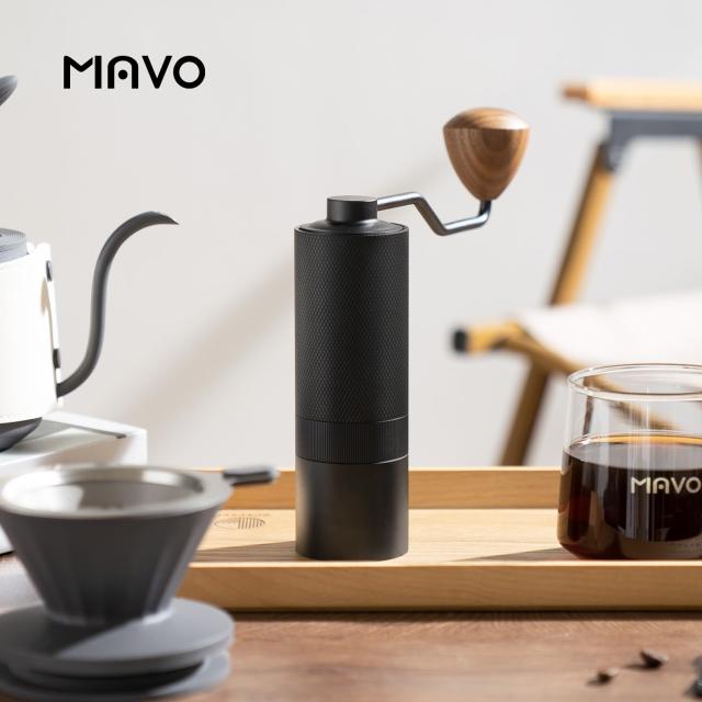 MAVO ウィザード 手挽きコーヒーミル 粗さ調整可能 手動 コーヒーミル 六角コニカル式金属刃 エスプレッソ対応 CNCステンレスバリ 容量20_1