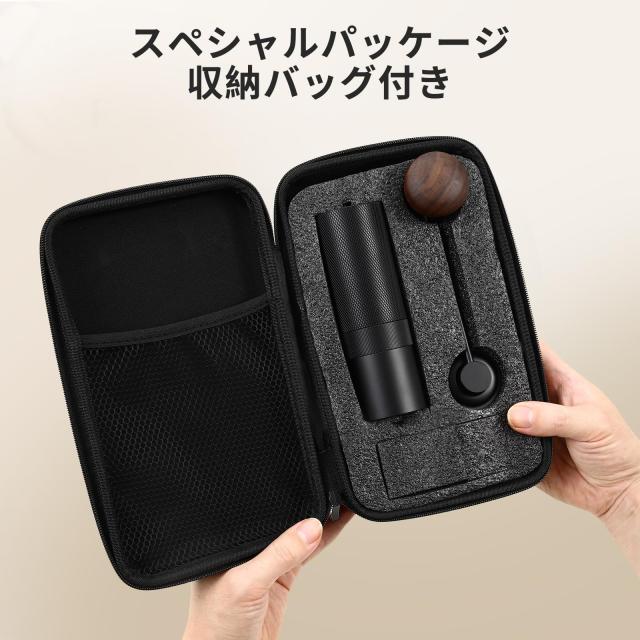 MAVO ウィザード 手挽きコーヒーミル 粗さ調整可能 手動 コーヒーミル 六角コニカル式金属刃 エスプレッソ対応 CNCステンレスバリ 容量20_7