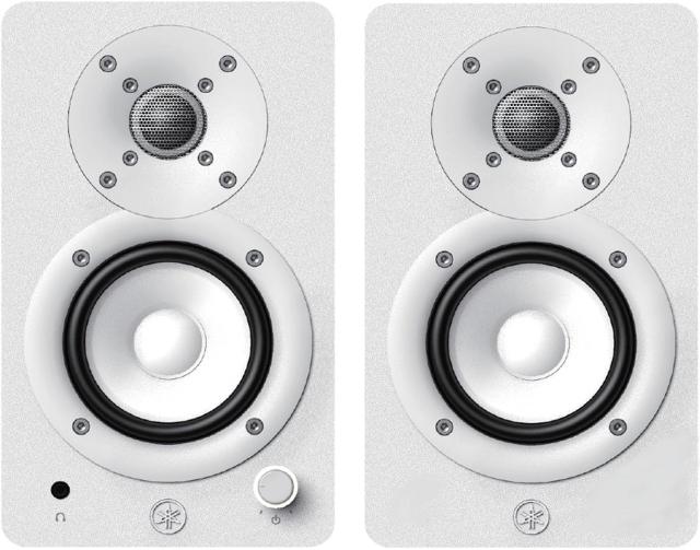 YAMAHA ヤマハ コンパクトパワードスタジオモニター ホワイト（左右1セット） HS3W_6