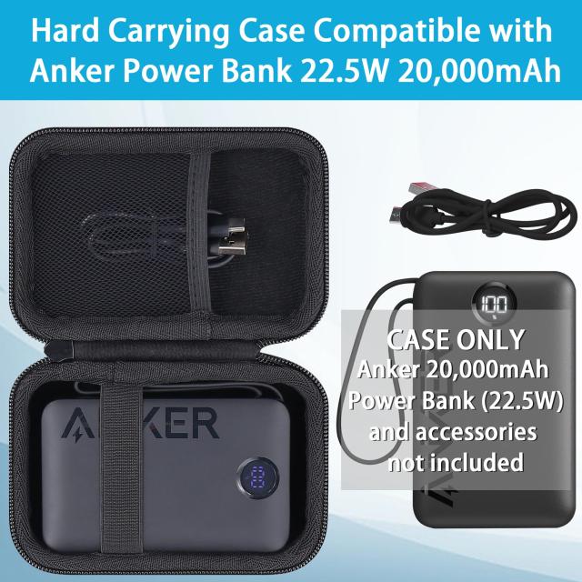 ケースのみの販売】Anker Power Bank (20000mAh, 22.5W, Built-In USB