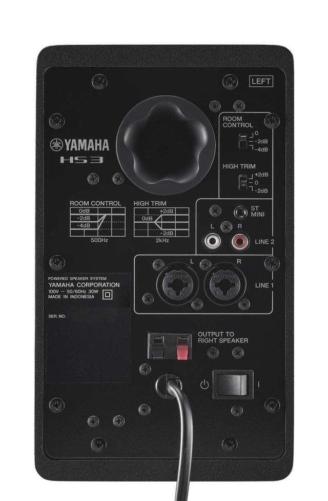 YAMAHA ヤマハ コンパクトパワードスタジオモニター ブラック（左右1セット） HS3_3