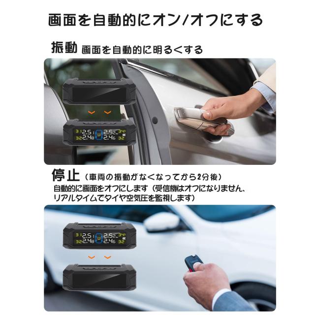 Tigwiss タイヤ空気圧モニター 【日本語音声アラーム】空気圧 Tigwiss タイヤ空気圧モニター 【日本語音声アラーム】空気圧