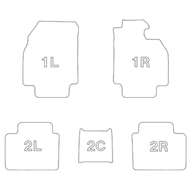 クラッツィオ(Clazzio) フロアマット 立体タイプ 1台分セット クラウンクロスオーバー AZSH35 / TZSH35 R4(2022)/9〜 クラウンエステート_1