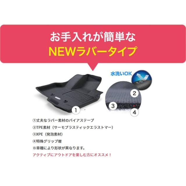 クラッツィオ(Clazzio) フロアマット 立体タイプ 1台分セット クラウンクロスオーバー AZSH35 / TZSH35 R4(2022)/9〜 クラウンエステート_2