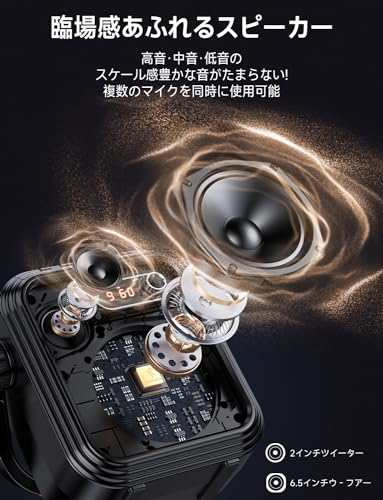 JYX ワイヤレスマイク スピーカーセット 拡声器 Bluetooth 5.0 JYX ワイヤレスマイク スピーカーセット 拡声器 Bluetooth 5.0