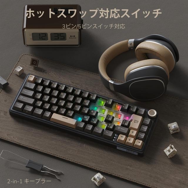 RK ROYAL KLUDGE R65 ゲーミングキーボード 有線 日本語配列