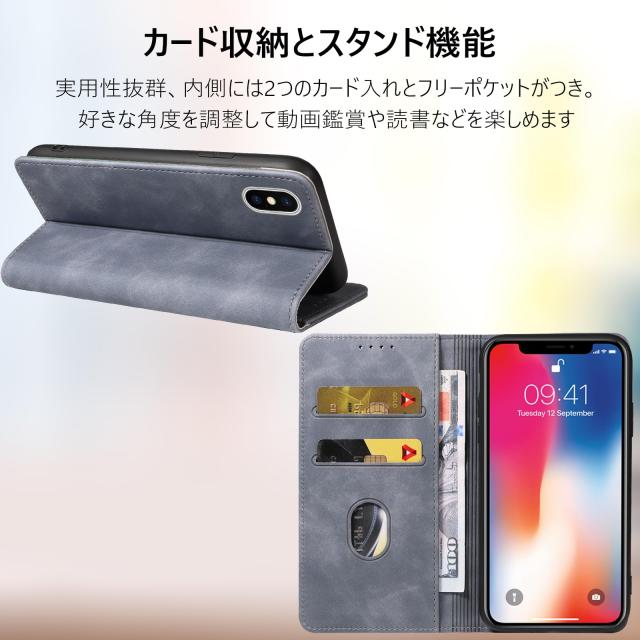 KWATUNG iphone xs ケース 手帳型 iphonex 手帳型ケース